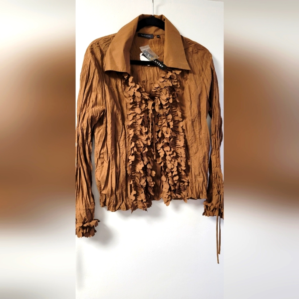 Le caviar, size large blouse